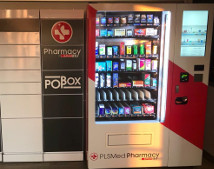 Pharmacy vending machine selling all types of medicines and medical items round-the-clock