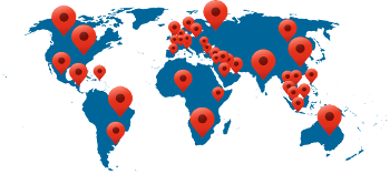 Customer base reached 40 countries with install base rapidly growing around the world