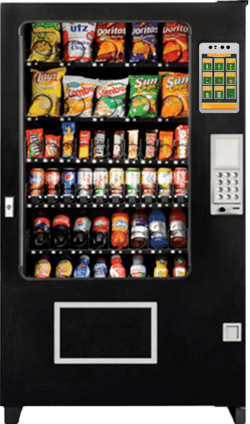 Vending Machine - AMS SENSIT 3 with Smart Vending Retrofit Vendroid Screen
